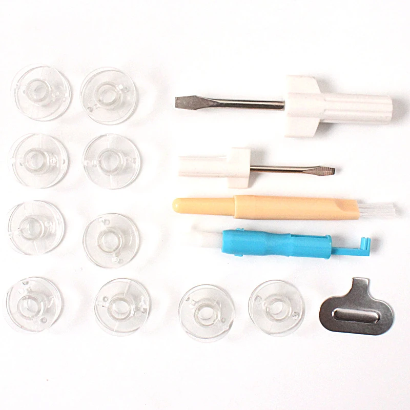 Sewing Machine Tool Kit Includes Plastic Bobbins,Screwdriver and Threader Sewing Accessories Supplies