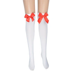 Sexy Opaque Striped Knee Nylon body stocking
