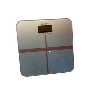 SF-180B 150kg 180kg/396lb Natural OEM Special 6mm tempered glass safety Body weighing scale bathroom scale