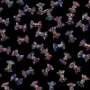 Shiny Rhinestone Bow Design Jewelry 3D Nail Sticker Decals for Nail Art Decoration