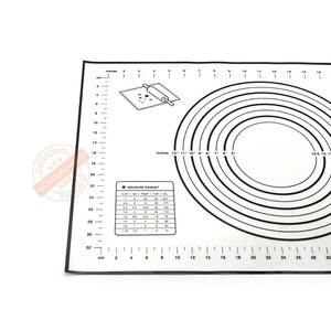 Silicon Baking Mat Non-stick Baking Sheet Non-slip Dough pad with Measurements and Conversion Charts
