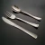 Silver plated Plastic Silverware Set  Disposable Flatware Heavy Duty Silverware for Party  Disposable Elegant Plastic Cutlery