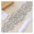 Import Silver,Gold,Rose Gold,Black Plating Bride Belt White Bridal Applique , Bridesmaid Belt Crystal Stone Applique from China