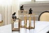 Simple Black Resin Statues Ornaments Home Decoration Pieces Luxury Accessories Modern