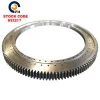 single row four point contact ball slewing ring bearing