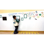 Single Side Dry erase Memo Message Long Teaching Reminder Notice Board Erase Self Adhesive Film Sticker Writing Magic Whiteboard