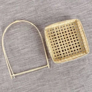 Small Bamboo Fruit Tray/ Storage Basket
