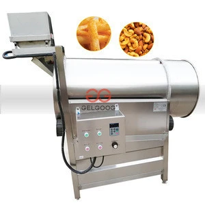 Small Scale Peanut Roasting Coating/Flavoring and Food Seasoning Processing Machinery Henan
