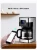 Import smart Automatic electric coffee maker with 1.8L 12 cup home espresso WIFI APP control electric italian espresso coffee machine from China