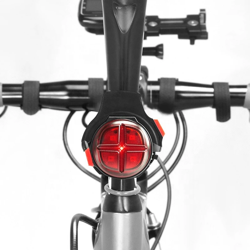 Smart Sensing Brake Rear Light Wireless USB Rechargeable Bicycle LED Flash Taillight Warning Lamp