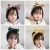 Import Solid baby polyester hair band wide sides bowknot headband cute baby hair accessories from China