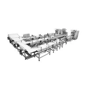 Soontrue Professional Design biscuits/chocolate wafer/croissant bread cake packaging line