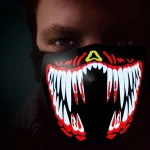 Sound Activated EL Mask Halloween Mask Led Party Mask