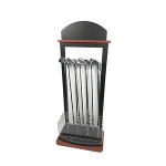 Sports Equipment Floor Shaft Display Stand Retail Wooden Golf Club Display Rack