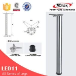 Stable quality adjustable height folding table legs heavy duty