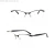 Import Stainless front with acetate temples optical frames made in China eyewear beautiful eyeglasses from China