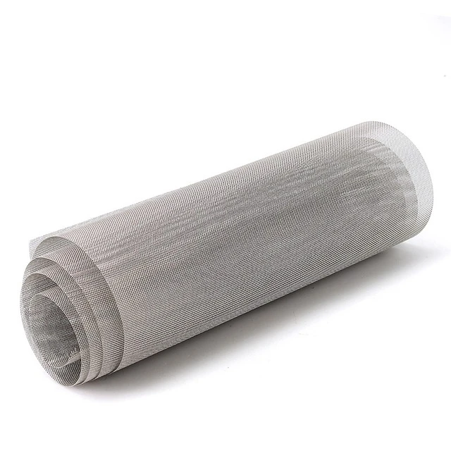 Stainless Steel 304 Titanium Stainless Steel Wire Cloth Filter Mesh Screen