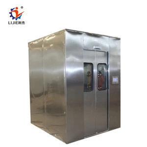 stainless steel air curtain shower cabin cleanroom air shower