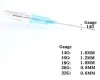 stainless steel Disposable Sterile Body Piercing Needles Medical Navel Nipple Ear Nose Lip Catheter Piercing Needle
