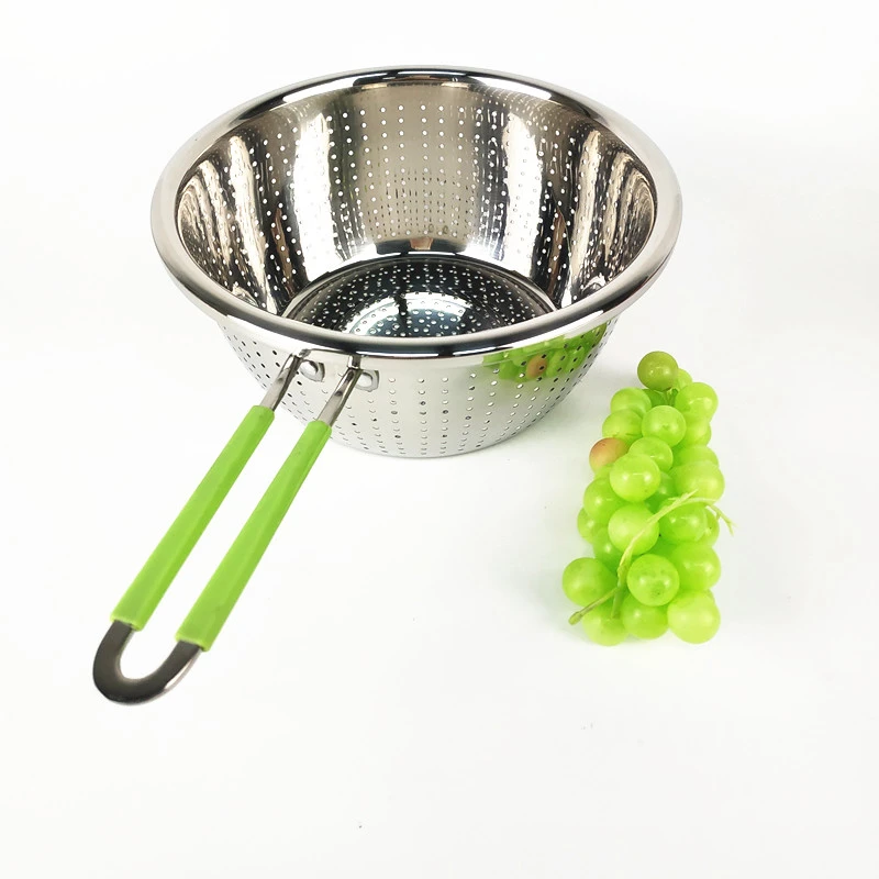 Stainless Steel Fruit Vegetable Washing Strainer & Colander