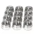 Import Stainless Steel Kitchen Accessories Pepper Salt Shaker Condiment Cooking Tools Set Seasoning Spice Jar from China