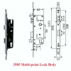 Stainless steel Lock Body Smart Mortise Lock 3585
