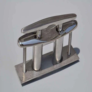stainless steel marine hardware mooring boat cleat