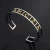 Import Stainless Steel Personalized Hollow Name Bangle Women Jewelry Custom Initial Letters Stacking Cuff Bangle for Birthday Gift from China