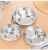 Import Stainless steel round dinner plate  6/7 Section Round Dinner Plates ,Indian Thali Plate from China
