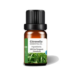 Steam  distllated 100%  pure essential oil citronellol oil for  food ingredients