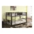 Import Steel frame hotel and hostel 3 desker and tiers capsule triple bed bunk bed for capsules with stair and desk from China