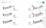 Stick-to-wall towel rack no drilling towel shelves metal rack shelf