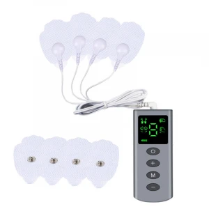 Stimulation Pulse Portable Physical Therapy Massager TENS USB, Li-ion Battery Inside Body Massager OEM &amp; ODM Offered White T12