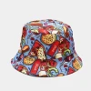 Summer Travel Sunscreen Bucket Printed Hat In Bulk Garden Fishermen Waterproof Bucket Hat In Stock