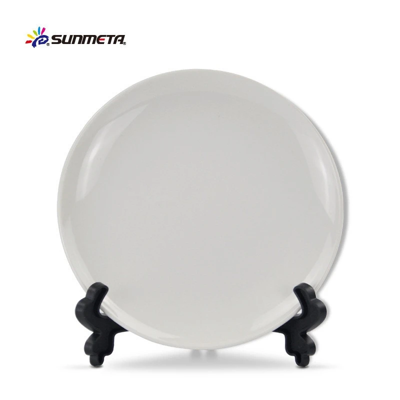 Sunmeta Plate for Printing sublimation blank ceramic plate dish plate 6inch