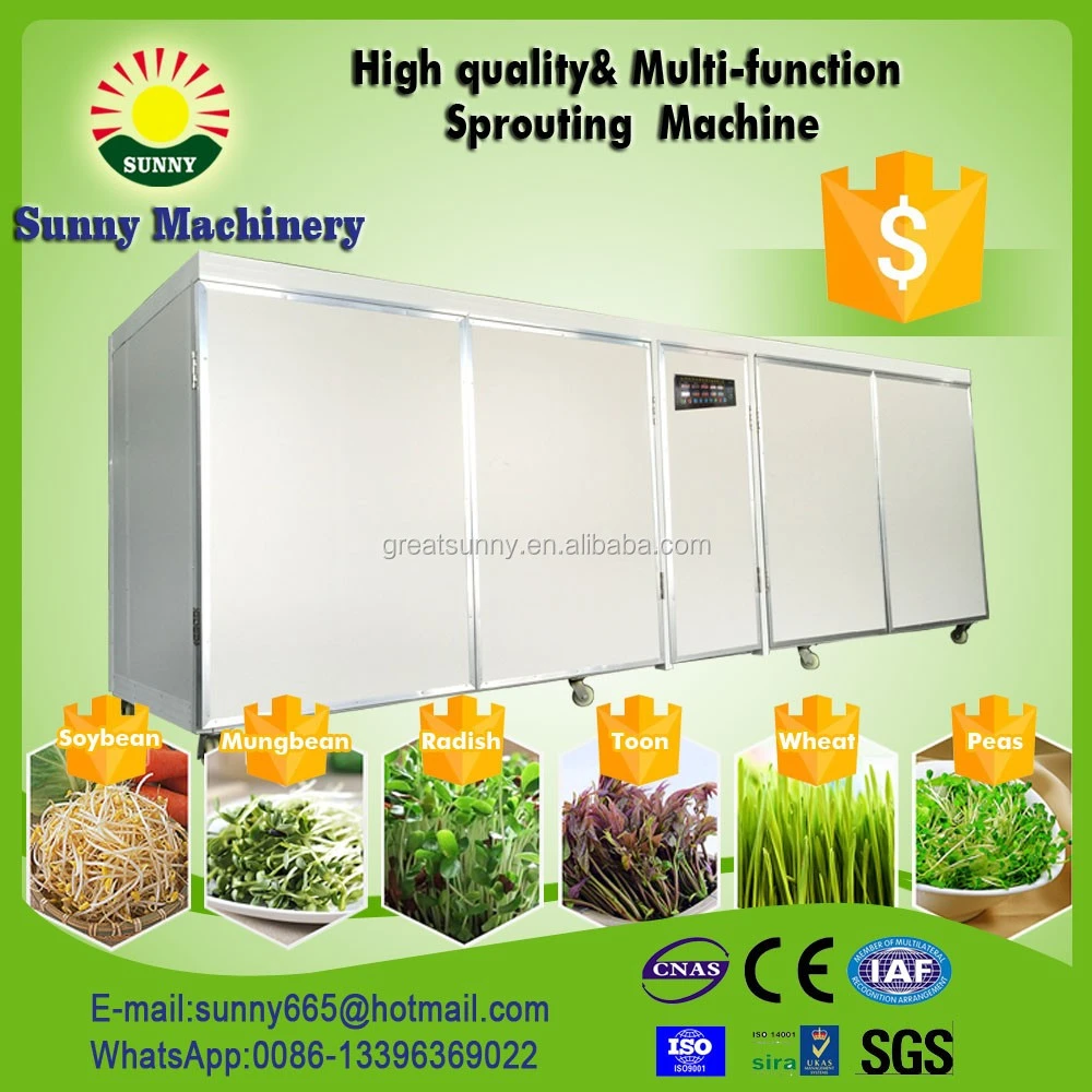 SUNNYLarge capacity sprout machine/commercial mung bean sprout making machine/automatic bean sprout machine cheap sale