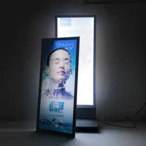 Supermarket Advertising, Indoor/Outdoor Customizable LED Backlit Advertisement Light Board
