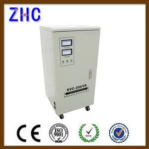 svc single phase 20kva power automatic voltage regulator voltage stabilizer