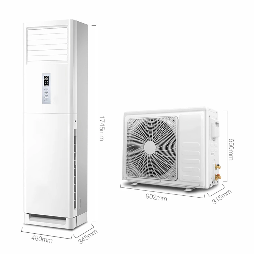 T3 220V 60Hz Cooling Only 30000Btu Vertical Type Air Conditioning System