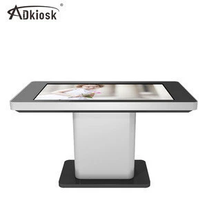 table touch coffee kiosk digital advertising equipment