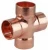 Import Tee connection 3 way refrigeration copper elbow press connector plumbing copper fitting from China