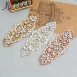 Thin Bridal Sash Crystal Rhinestone Beaded Belts Wedding Sash Belt Rhinestone Trims