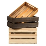 Three-storey large car sundries storage wooden boxes, customized children's toy storage boxes, household sundries storage trays