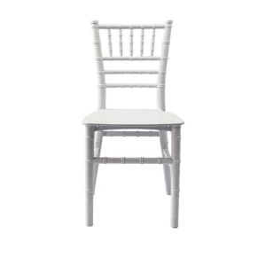 Tiffany resin chiavari kids chair cushions stackable plastic party chair Modern plastic chair for kids