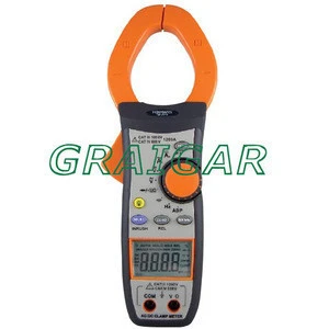 TM-3014 AC/DC Clamp Meter,LCD Backlit display with maximum reading of 6600