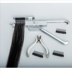 Top professional 6D hair connector salon hair styling tools 6D extension machine Wig connector/wig extension tools