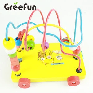 Top Quality Custom Perfect Gift New designs Beaded Montessori Wooden Toys Eco-Friendly Educational Toys Kids Puzzle Game