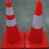 Top quality high flexible PVC road safety 750mm traffic cones