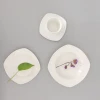Top Quality porcelain square plate hotel restaurant wedding dinner ware set ceramic dinnerware