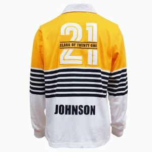 Traditional Rugby Stripe Knit Jersey